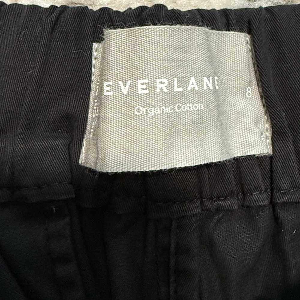 Everlane Black Organic Cotton Easy Short - Picture 3 of 3